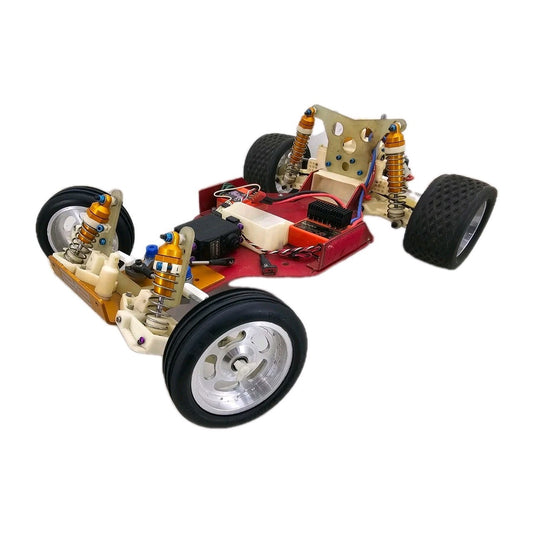 Vintage Tram Associated Hot Trick Rc10  Roller  Alum. Wheels And Shocks