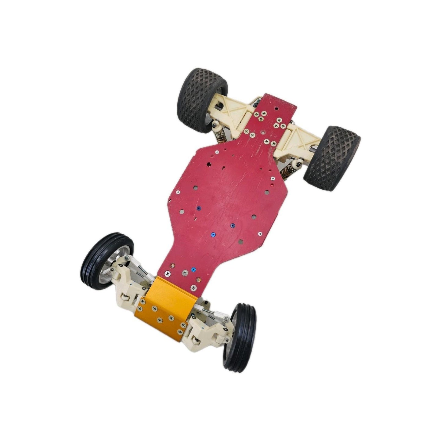 Vintage Tram Associated Hot Trick Rc10  Roller  Alum. Wheels And Shocks