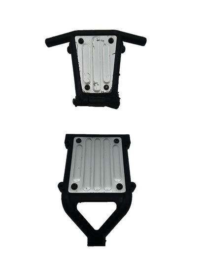 Axial Exo Terra Front and rear stock bumpers, some wear present