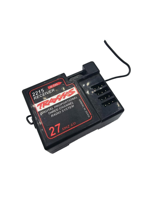 Traxxas 2215 27MHz Radio receiver, tested and working antenna shortened
