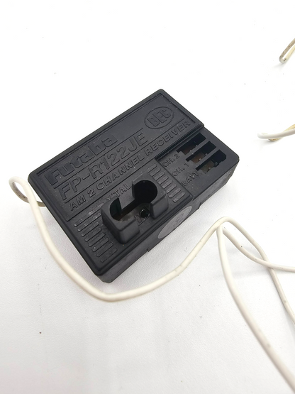 Futaba FP-R122JE AM/ 27MHz 2 channel receiver, tested & working
