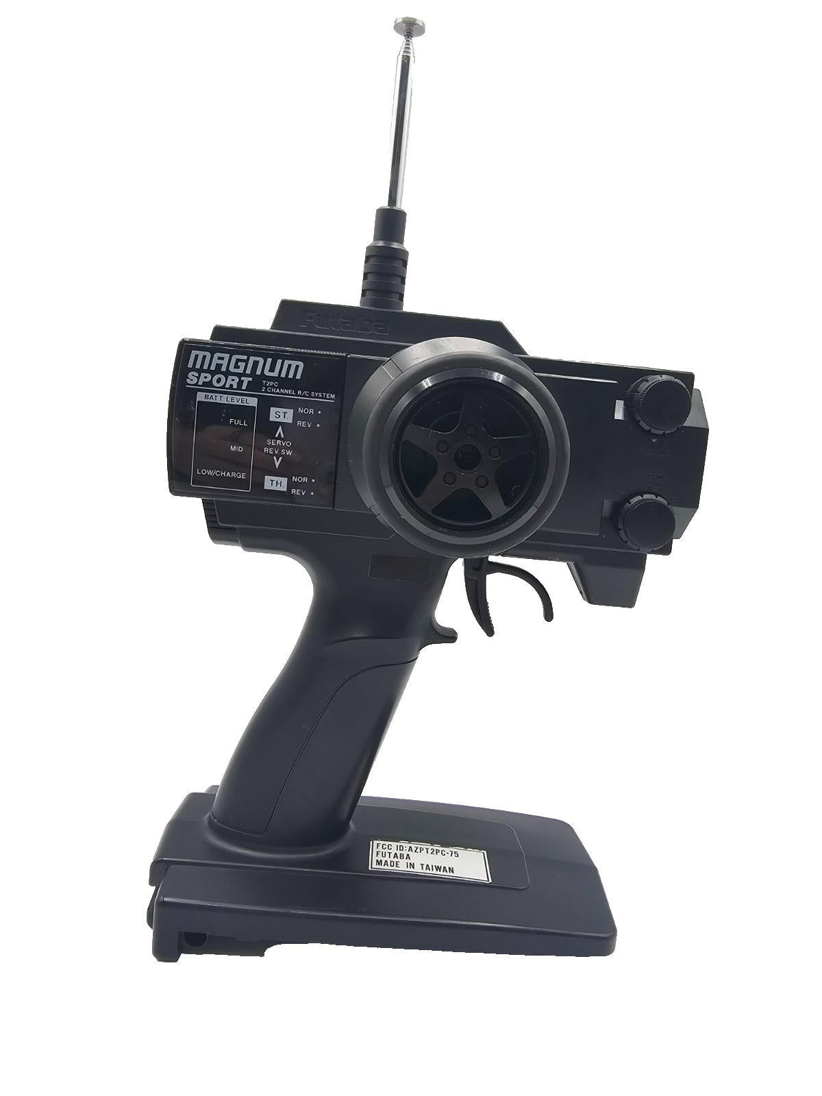 Futaba Magnum Sport T2PC 2 channel transmitter, untested, missing battery tray