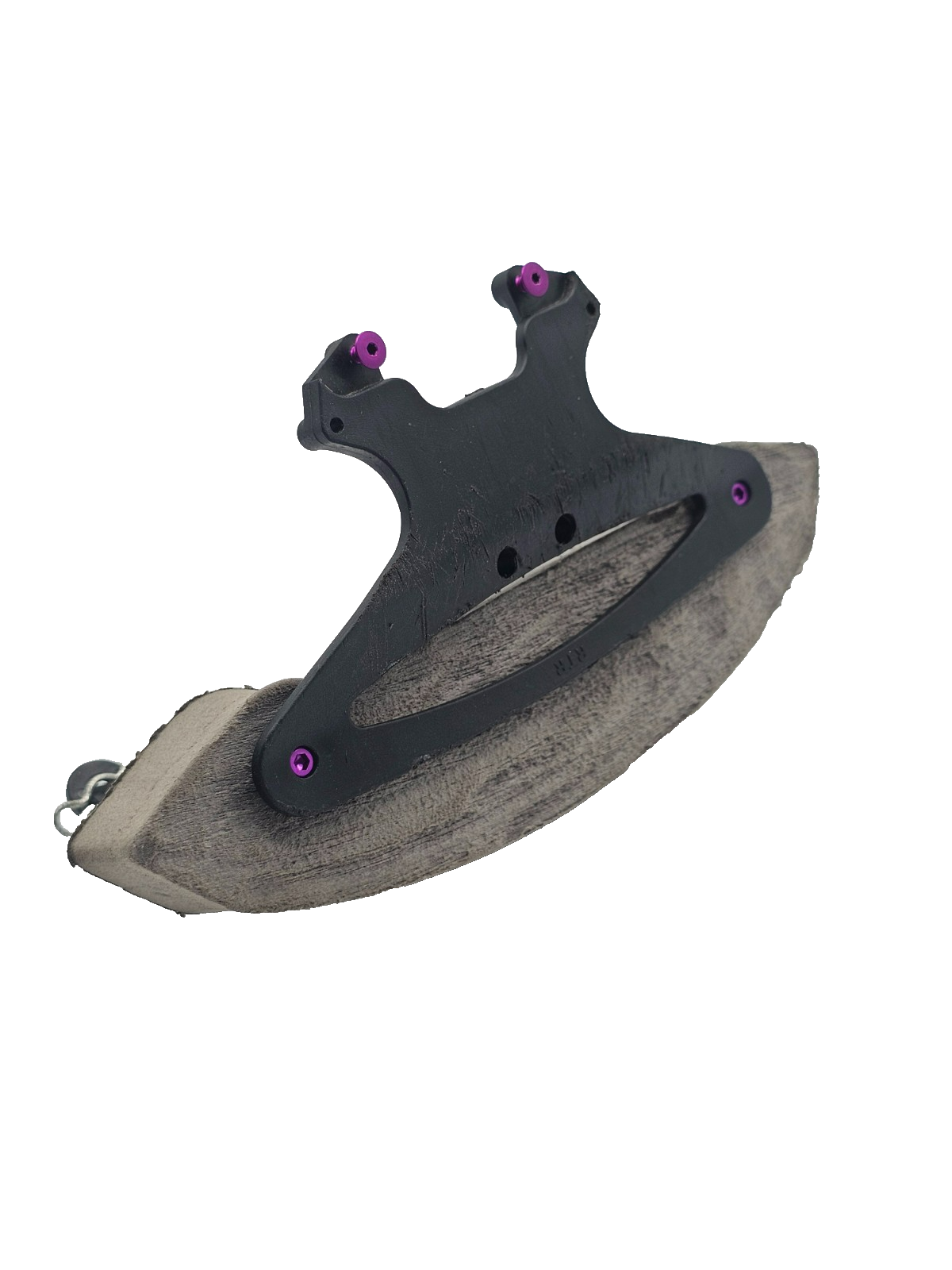 Losi XXX-S Front bumper mount, foam bumper, body posts, purple hardware