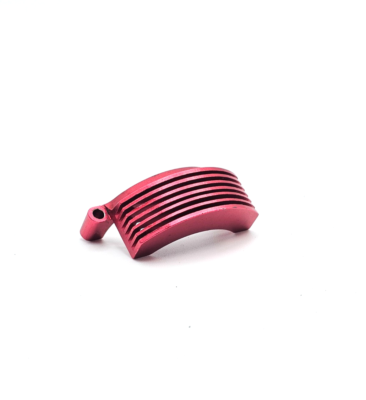 Losi XXX-S red aluminum motor mount clamp with heat sink