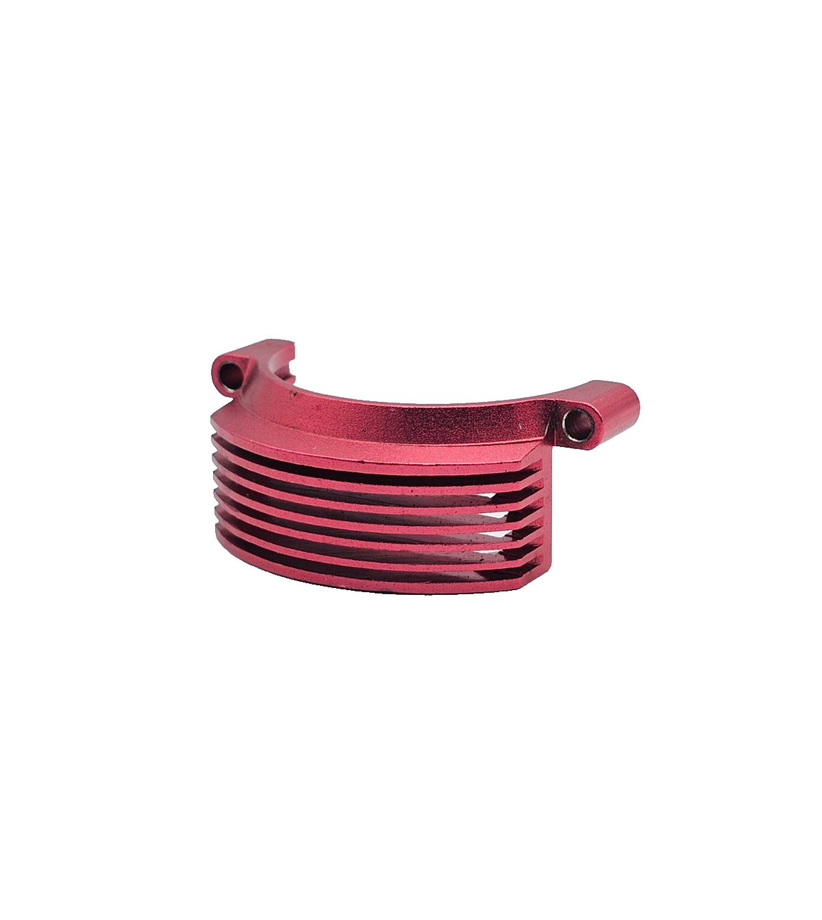 Losi XXX-S red aluminum motor mount clamp with heat sink
