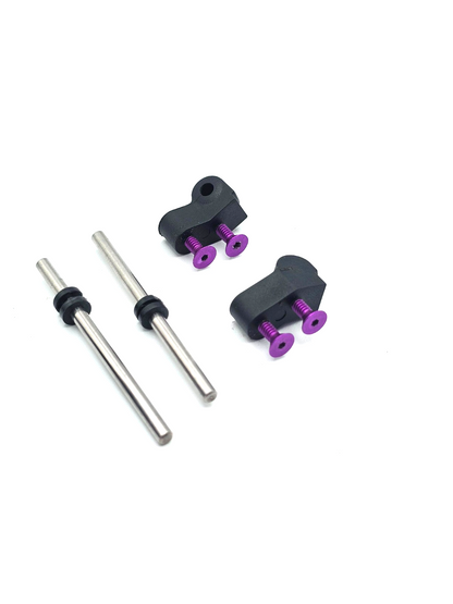 Losi XXX-S Differential case #4213 with toe blocks, pins, purple hardware