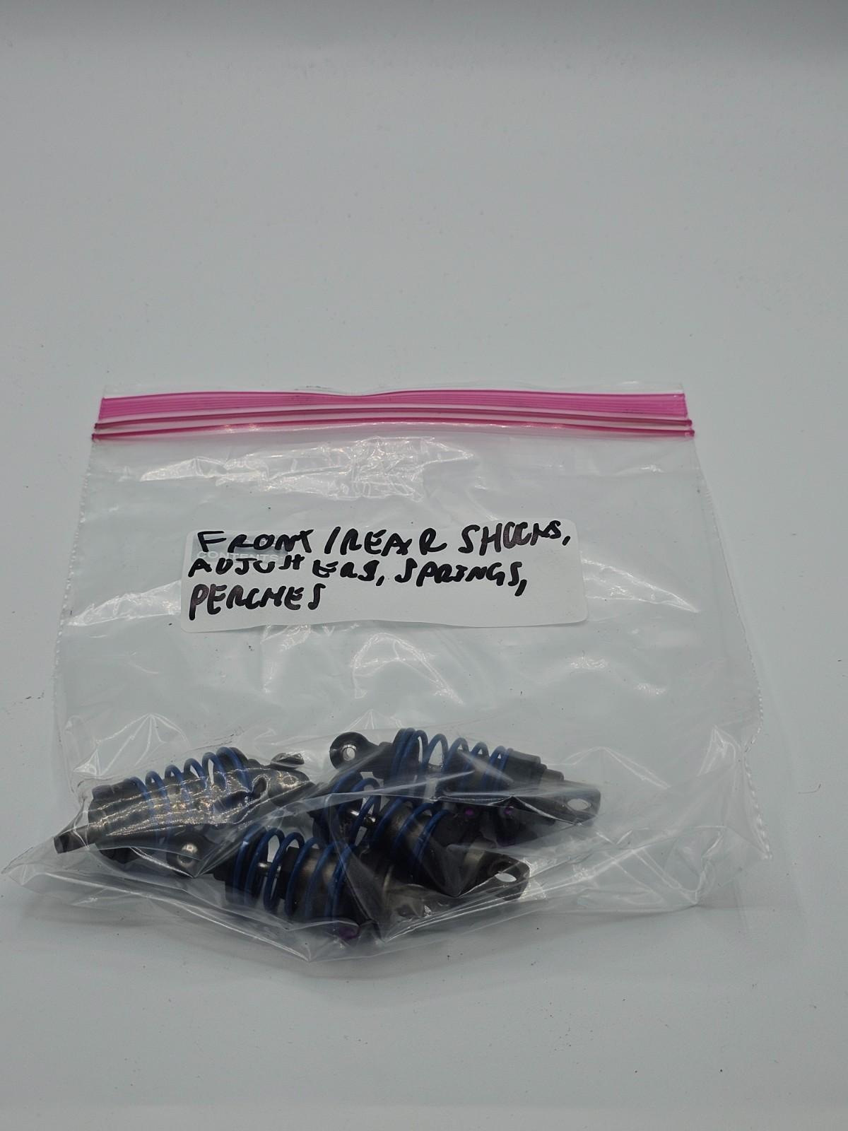 Losi XXX-S Front and rear shocks and springs. spacer style