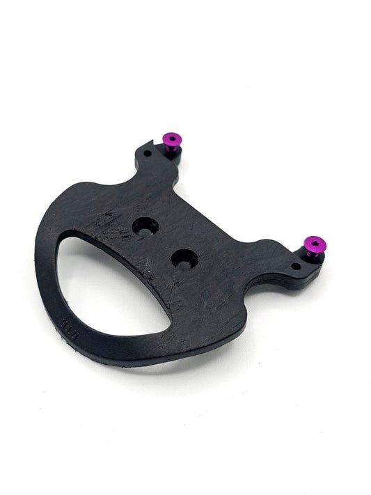 Losi XXX-S rear bumper with purple hardware