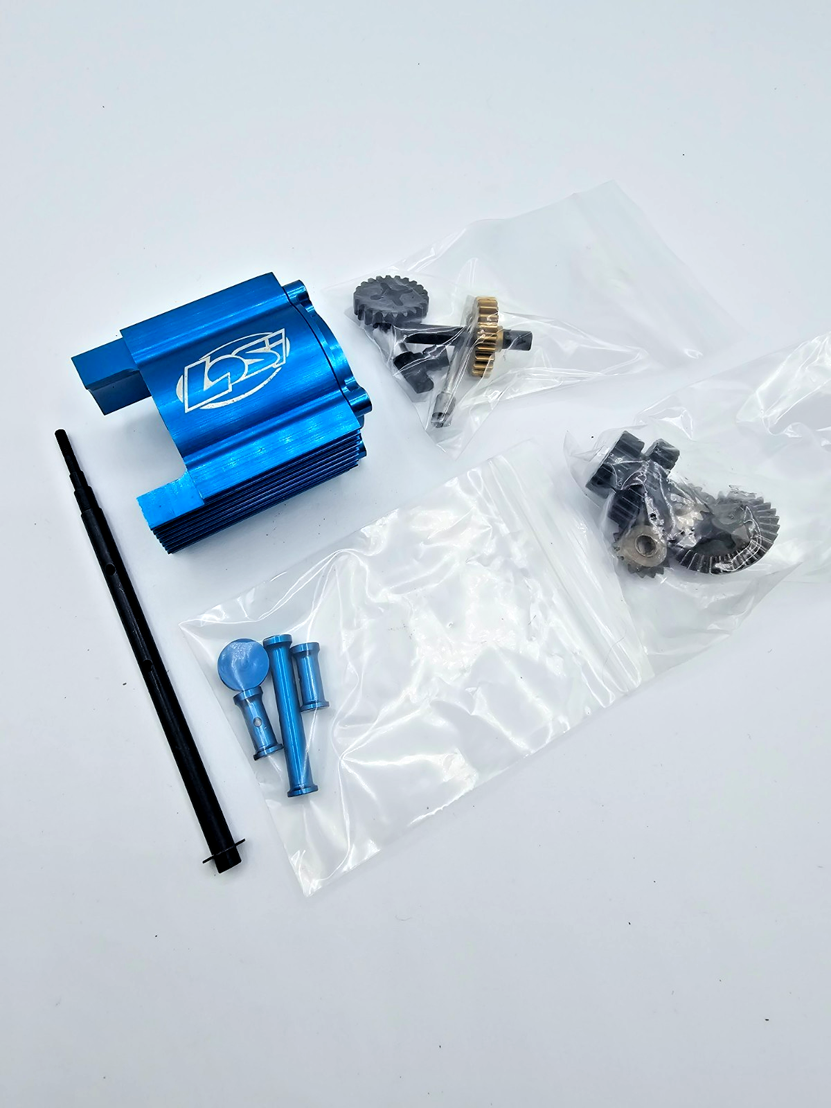 Losi LST/2 Electric, transmission conversion kit for FWD, mount is new