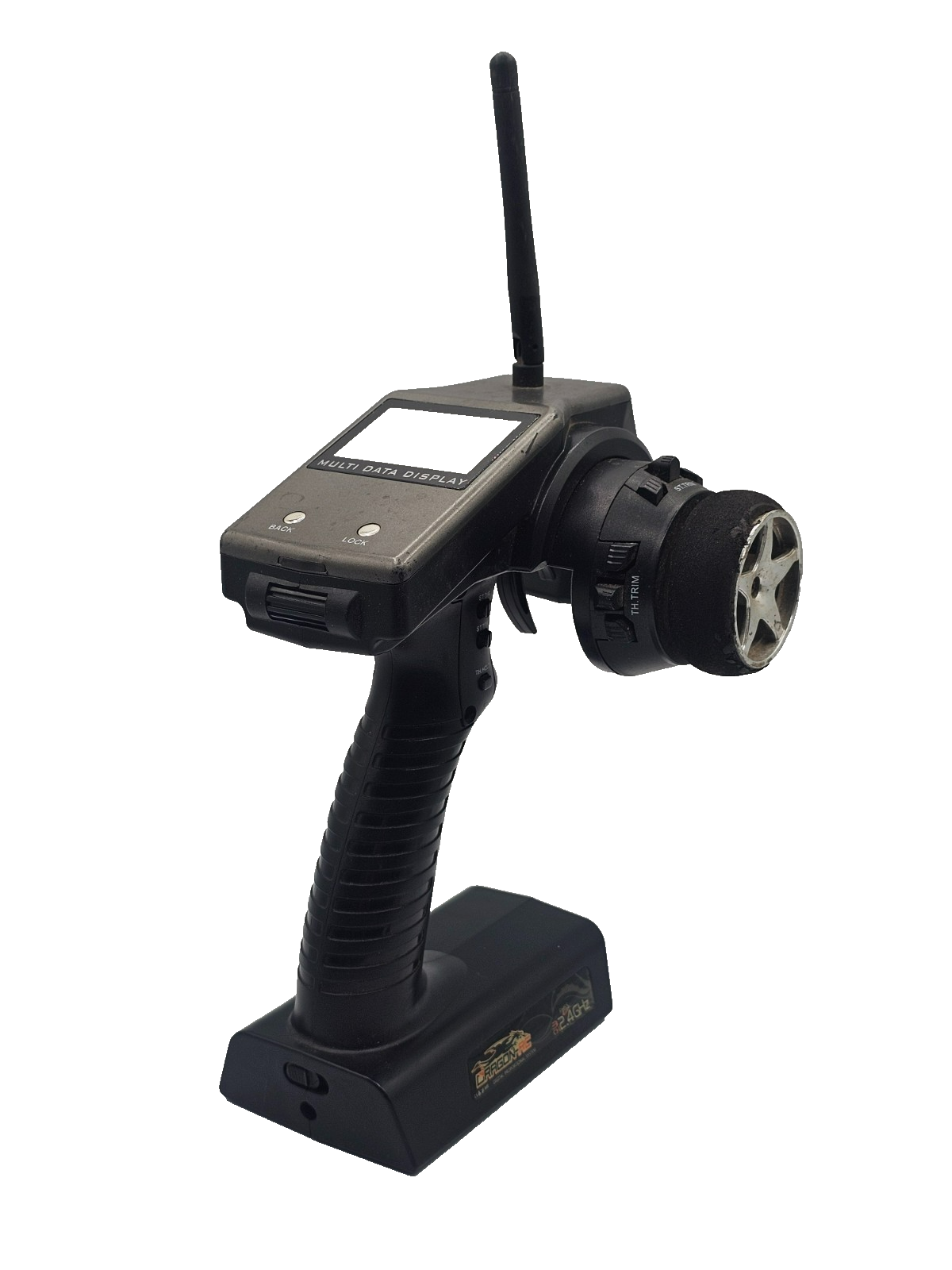 Dragon RC Transmitter w/ display screen, includes receiver, tested and working