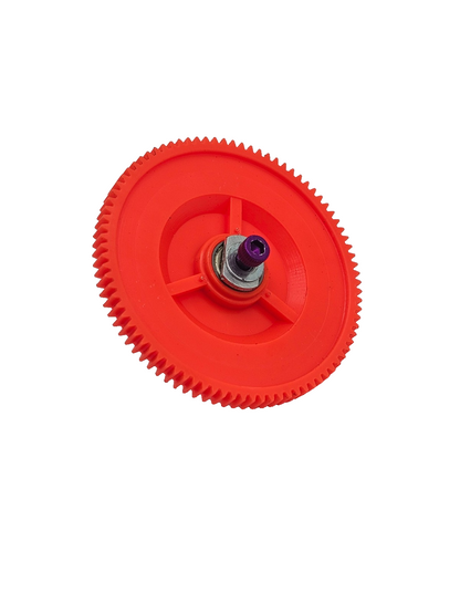 Losi XXX-S hot orange spur gear with drive pulley, shaft, bearings, washers new