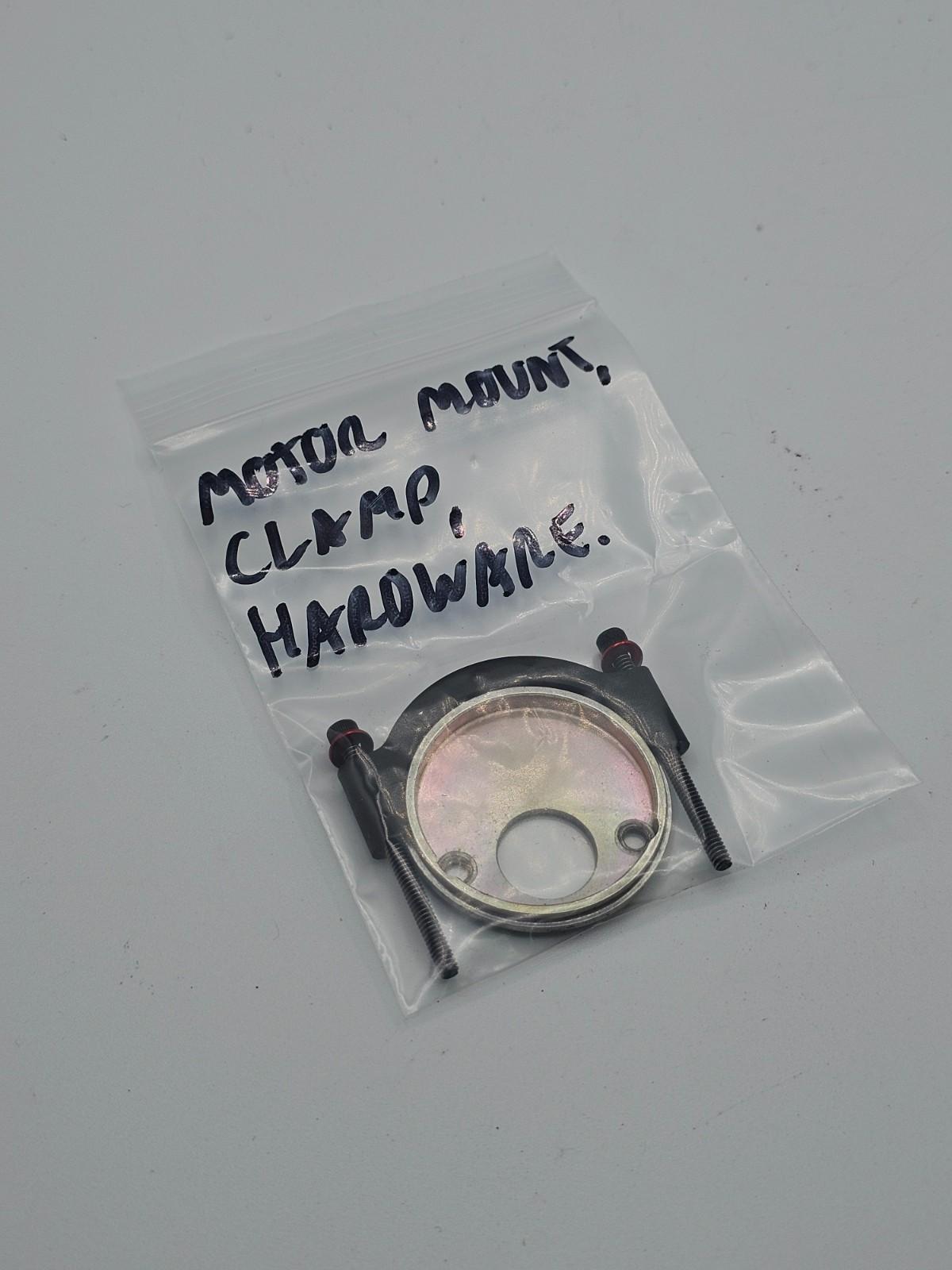 Vintage Losi XXX-S Motor clamp and plate with hardware