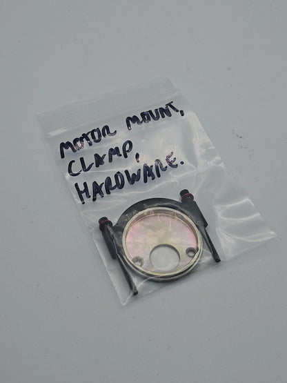 Vintage Losi XXX-S Motor clamp and plate with hardware