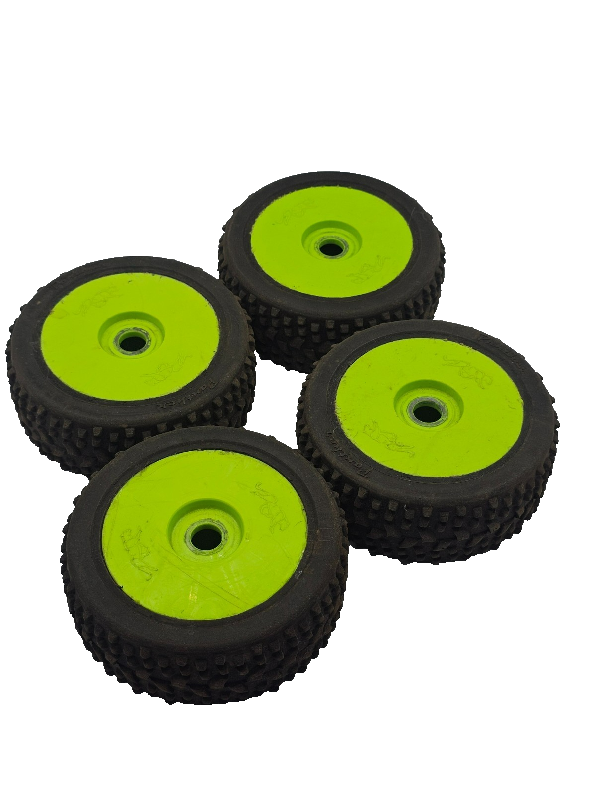 1/8 buggy panther tires on green 17mm hex wheels