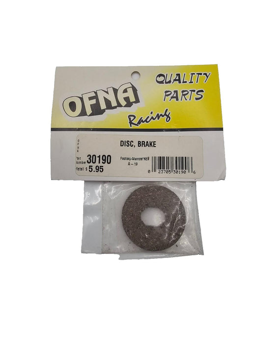 OFNA Brake disc, fiber, missing one #30190