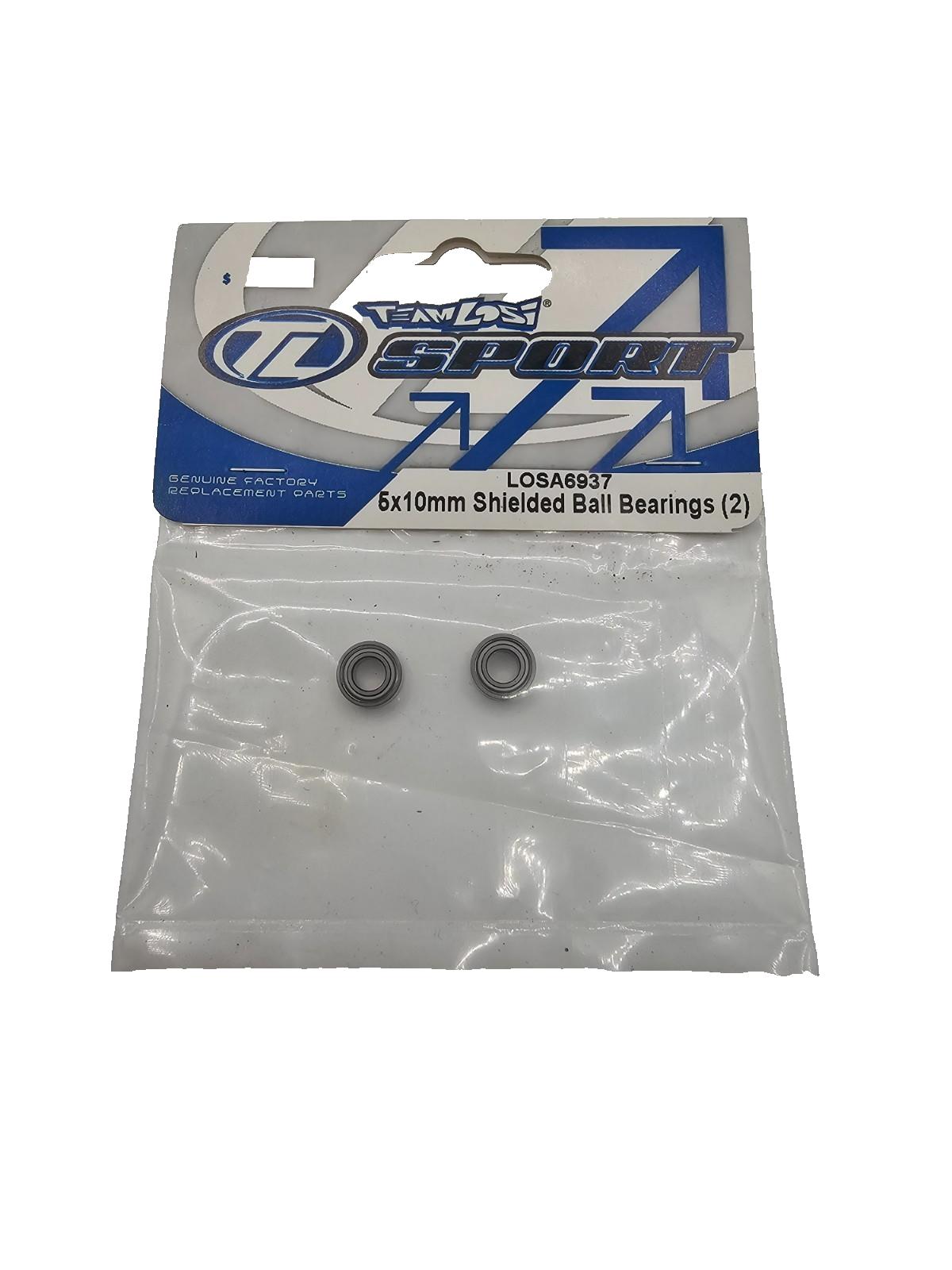 Losi 5x10x4mm shielded ball bearings , 2 , #LOSA6937