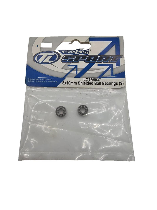 Losi 5x10x4mm shielded ball bearings , 2 , #LOSA6937