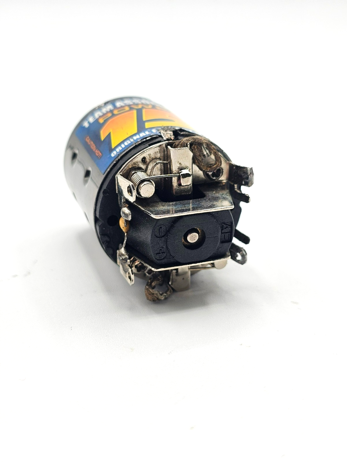 Vintage Team Associated Power 15 brushed motor, extra shaft play tested working
