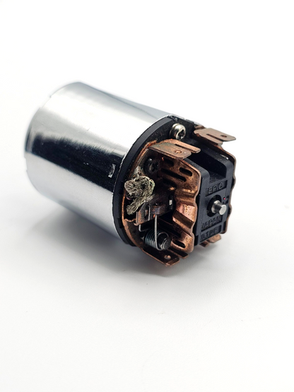 Vintage Trinity Epic chrome brushed motor, unknown turn, no solder on it