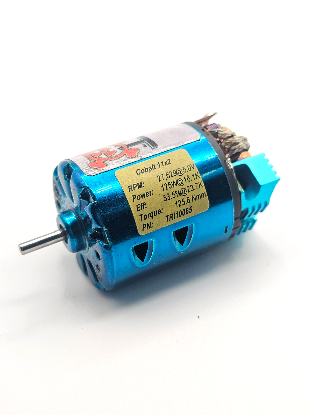 Vintage Trinity Cobalt 11 turn brushed motor, tested and working, #10085, Nice!