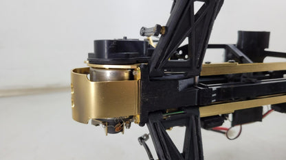 Kyosho Optima off-road racer gold chassis 1/10th scale, no transmitter, as is
