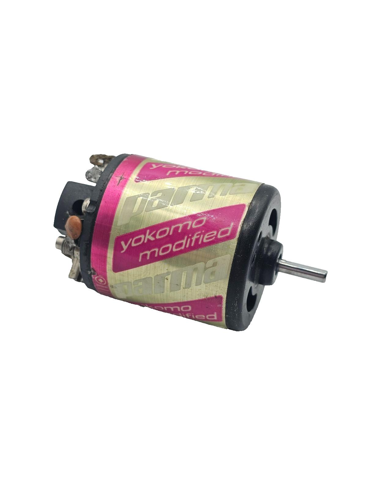 Vintage Parma Yokomo Modified brushed motor, tested and working hot end bell