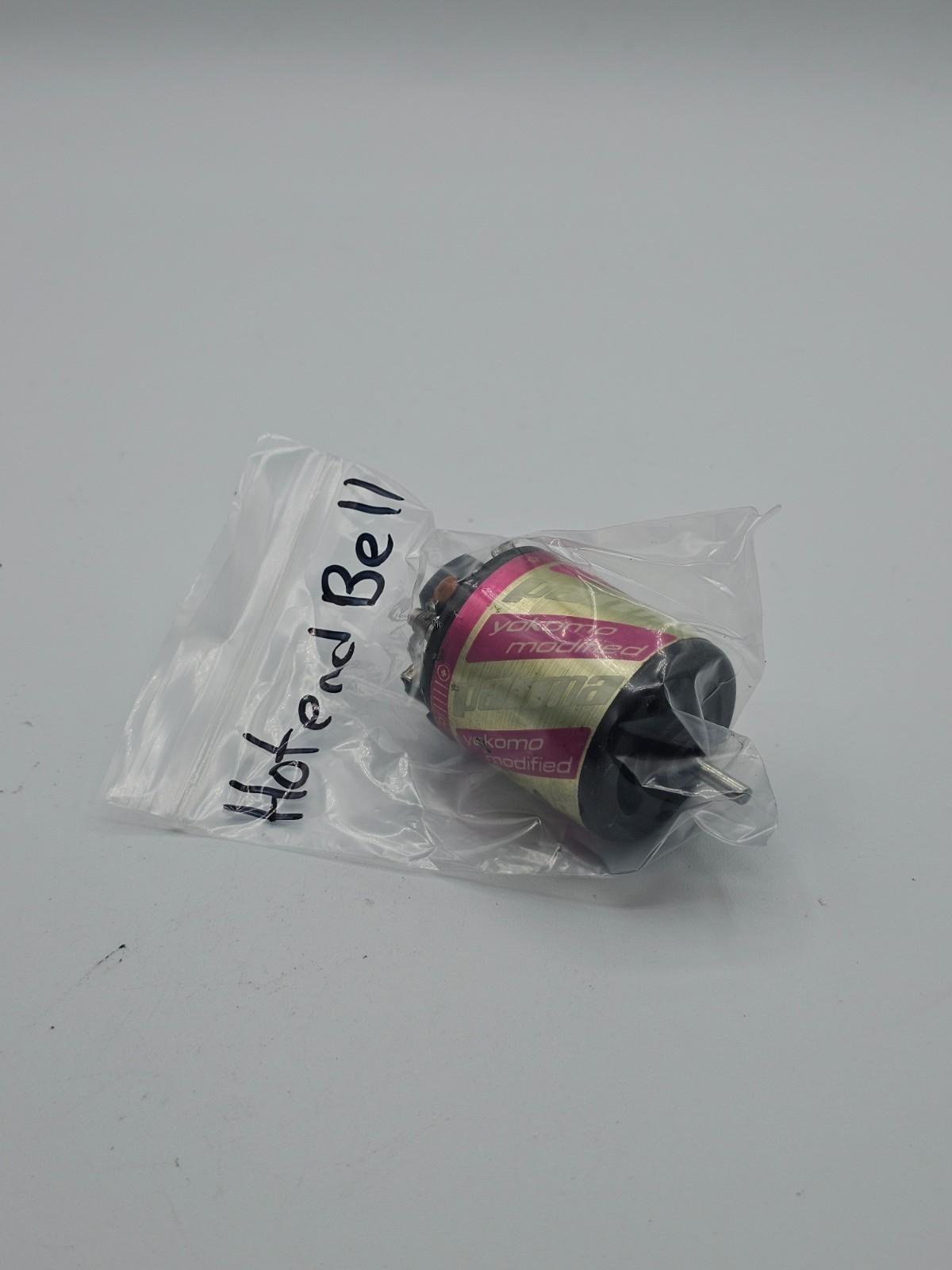 Vintage Parma Yokomo Modified brushed motor, tested and working hot end bell