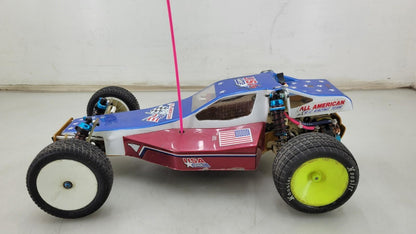 Vintage Team Associated RC10 Gold pan w/ "going for gold" body, kisbey motor, se