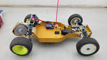Vintage Team Associated RC10 Gold pan w/ "going for gold" body, kisbey motor, se