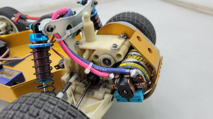 Vintage Team Associated RC10 Gold pan w/ "going for gold" body, kisbey motor, se
