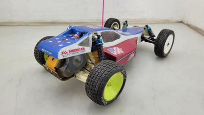 Vintage Team Associated RC10 Gold pan w/ "going for gold" body, kisbey motor, se