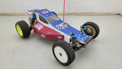 Vintage Team Associated RC10 Gold pan w/ "going for gold" body, kisbey motor, se