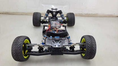Team Associated RC10B6 With Clear Body, Spoilers, Electronics Minus Transmitter+