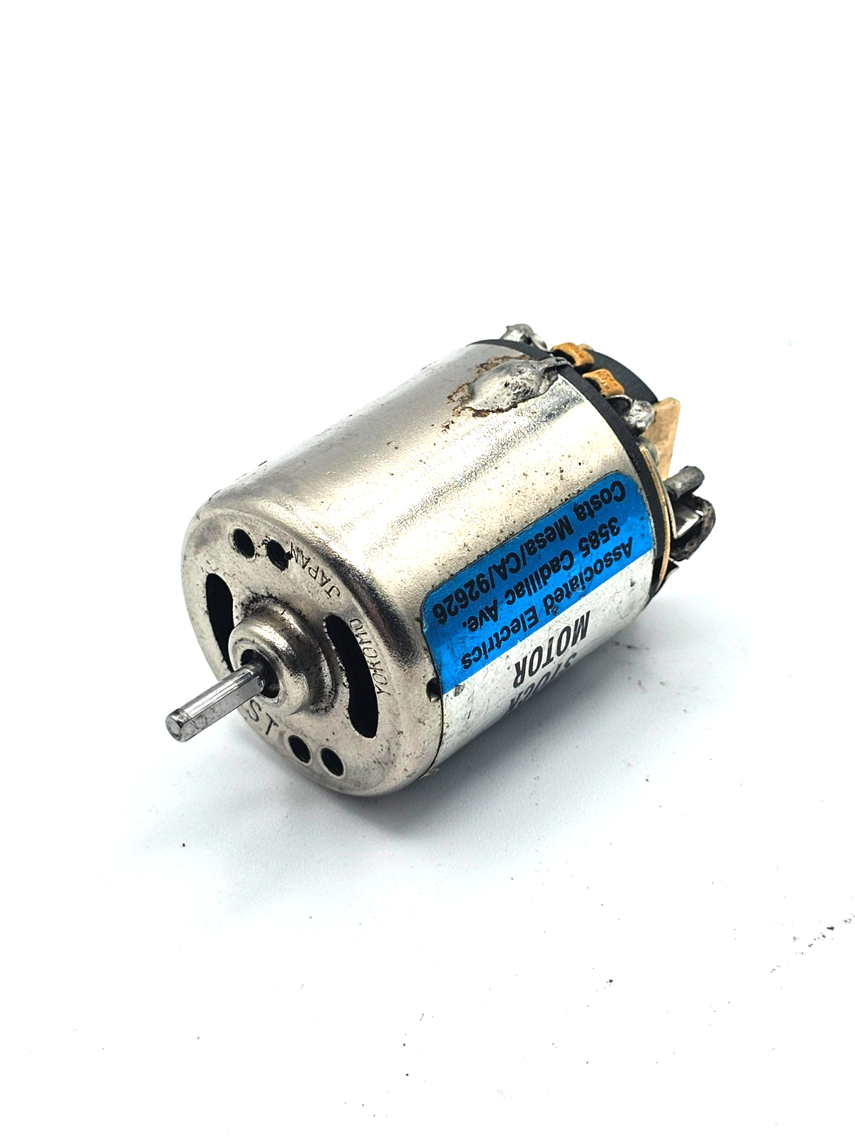Vintage Team Associated Stock Brushed Motor Tested Working End Play