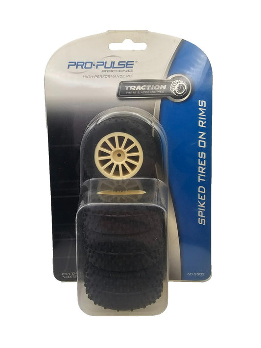 Pro-Pulse Racing Spiked tires on multi spoke rims #60-9502 NOS