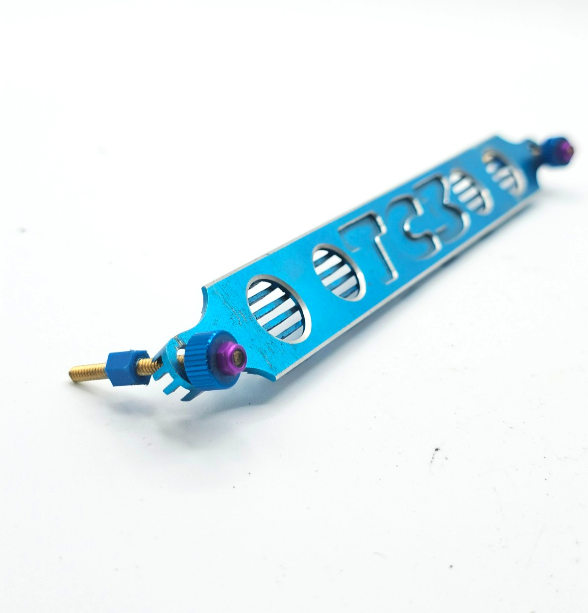 VINTAGE RARE Team CRC Team Associated TC3 Aluminum Battery Hold-Down Strap