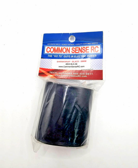 Common Sense RC Black 58MM Shrinkwrap