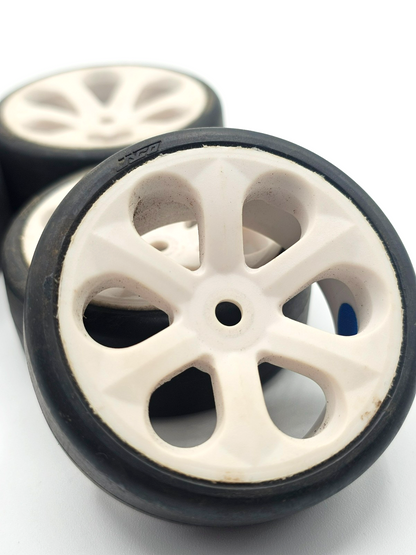 Jaco 1/10 Touring Car Mounted Wheel Tire Set Blue Compound