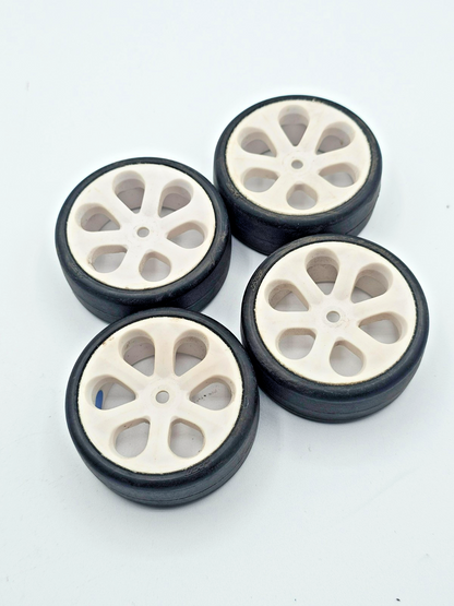 Jaco 1/10 Touring Car Mounted Wheel Tire Set Blue Compound