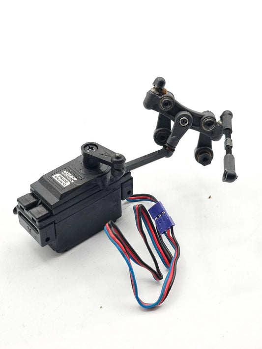 Team Associated TC4 Sterring rack, steering links, servo #94102, tested working