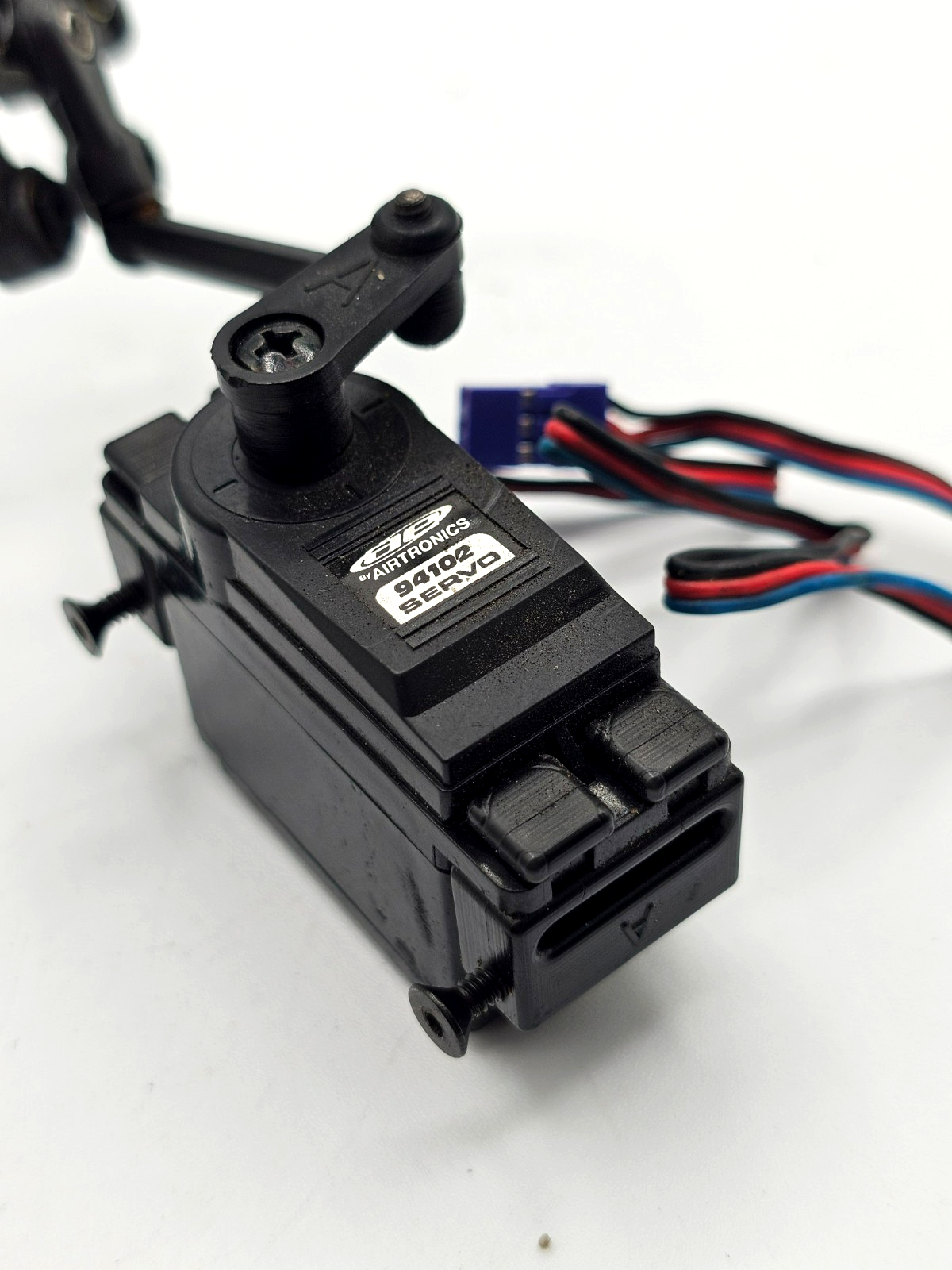 Team Associated TC4 Sterring rack, steering links, servo #94102, tested working