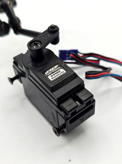 Team Associated TC4 Sterring rack, steering links, servo #94102, tested working