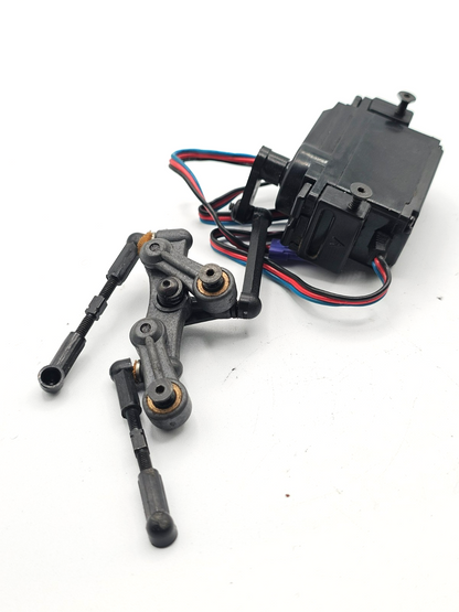 Team Associated TC4 Sterring rack, steering links, servo #94102, tested working